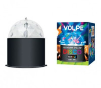 Светильник-проектор вращ. Volpe Disco ULI-Q302 d=8см/h=10см, RGB 3W/220V черн.