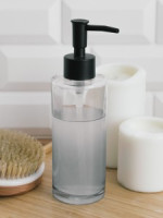 Дозатор д/жидкого мыла ВаннДерГрей, стекло, цвет прозрачно-черный 60696 Master House