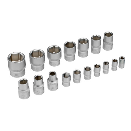 Набор инструментов, 1/2", Cr-V, S2, усиленный кейс, 58 предметов Stels