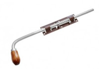 Засов Домарт с пружиной ЗСП-500 мод.2 медь антик d-16мм5)