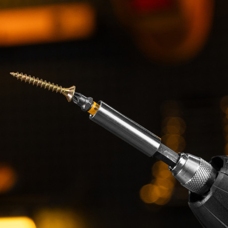 Бита PZ2х25, сталь S2, шестигранный профиль, 10 шт. Е 6,3 Denzel