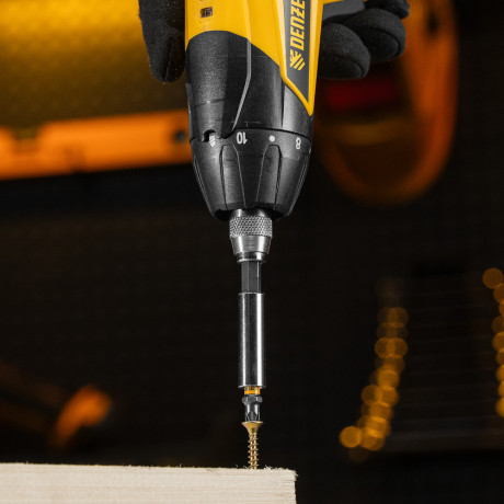 Бита PZ2х25, сталь S2, шестигранный профиль, 10 шт. Е 6,3 Denzel