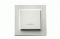 MAKEL Karea Line выкл. СУ 1 кл. (инд.) ЖЕМЧУЖНЫЙ 86100021