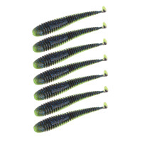 KAIDA Приманка силиконовая ТВИСТЕР 3,5", 9см, 4гр, HT010, 7шт