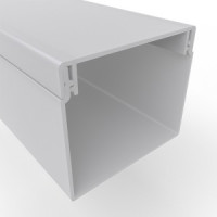 REXANT Кабель-канал ПВХ 16х16 мм белый, 2-й замок, в п/э (84 м/уп, цена за 1м) 28-1616-2