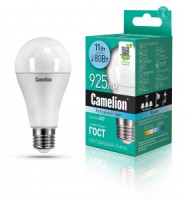 Camelion ЛОН A60 E27 11W(925lm 270°) 4500K 4K матов. 109x60 пластик LED11-A60/845/E27