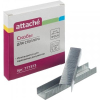 Скобы для степлера №23/8 Attache, оцинкованные, (30-50 лист.) 1000 шт в уп. 777373