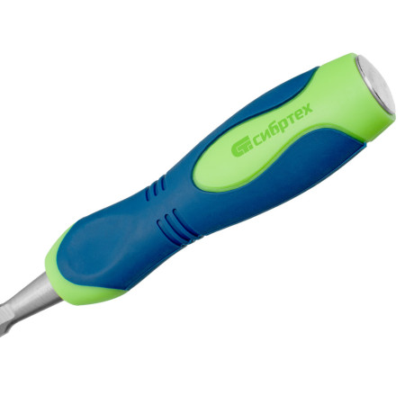 Долото-стамеска, 10 мм, двухкомпонентная рукоятка Сибртех