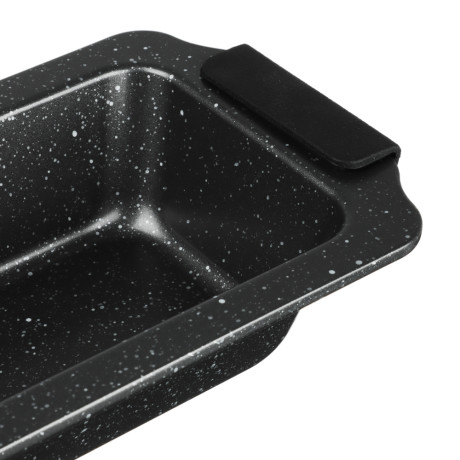 SATOSHI Лион Форма для выпечки хлеба прямоуг. 28,5x16x6см, антиприг.покрытие Мрамор, силикон.ручки