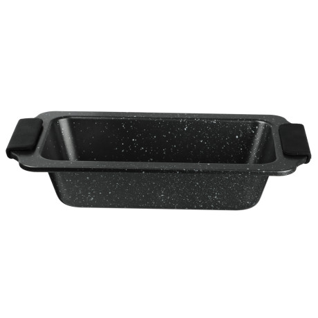 SATOSHI Лион Форма для выпечки хлеба прямоуг. 28,5x16x6см, антиприг.покрытие Мрамор, силикон.ручки