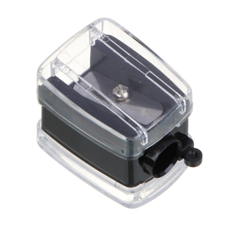 ЮНИLOOK Точилка для косметических карандашей 3,2х2,3х2 см, PS, черный, ВЗ24-22