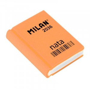 Ластик пластик. Milan 2036 в форме книжки, цв. в ассорт арт.  973206