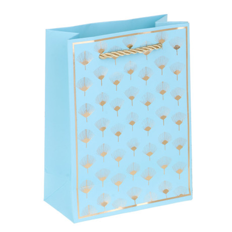 Пакет подарочный тм LADECOR, вскч бум., с фольг.слоем, S 12x16x6 см, 4 цвета