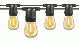 General Гирлянда улич. Белт Лайт 5м+3м пров, 2х1,5mm2, 15 патр, шаг 30, E27, IP65, чер.резин 663002