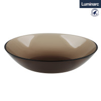 Luminarc Эклипс Амбьянте Тарелка глубокая 20,8см, дымчатое стекло, арт. L5088