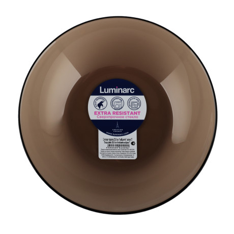Luminarc Эклипс Амбьянте Тарелка глубокая 20,8см, дымчатое стекло, арт. L5088