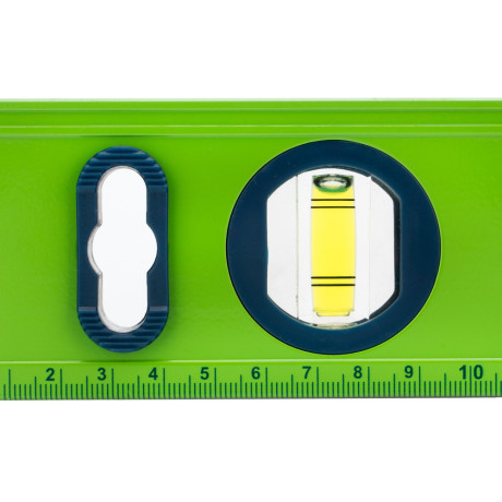 Уровень алюминиевый УСМ-0,5-400, фрезерованный, 3 глазка, магнитный, 400 мм Сибртех