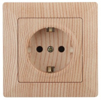 ЭРА Intro Solo роз. СУ 1 мест. земля 16А, сосна 4-202-11 53656