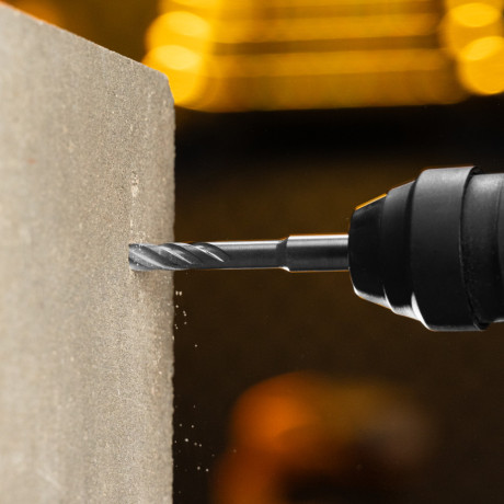 Бур по бетону, цельная крестовая пластина, 8x115 мм, SDS PLUS Denzel