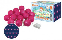 Гирлянда-нить "Клубочки" 15LED, 3м, 8 режимов , прозр. шнур, TDM SQ0361-0094