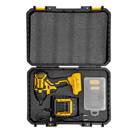 Гайковерт ударный аккумуляторный бесщет. CIWH-BL-20-350, Li-Ion, 20 В// Denzel