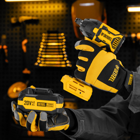 Гайковерт ударный аккумуляторный бесщет. CIWH-BL-20-350, Li-Ion, 20 В// Denzel