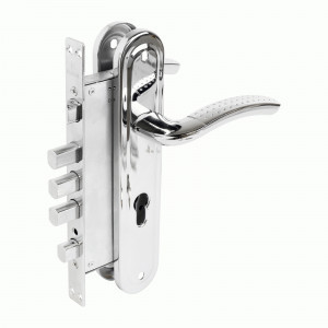 Замок врезной с/руч БУЛАТ  ЗВ 4-4B.60.80.01.04-R АЛЬФА хром без ц/м (ЗВ4-0526R) (10)