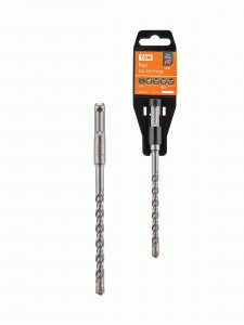 TDM Бур по бетону, 8?160?100 мм, SDS-Plus, 4 резца, пластиковый держатель, 1 шт, "Рубин" SQ1094-0205