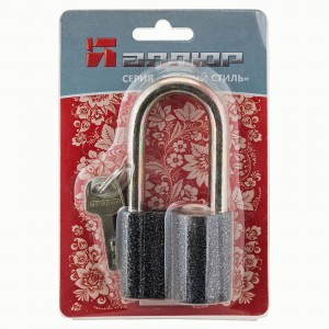 АЛЛЮР "Русский стиль" ВС2-27-01С Дл. дуж 3кл d10мм Ширина 55мм Высота 44мм  Замок навесной (72,6)