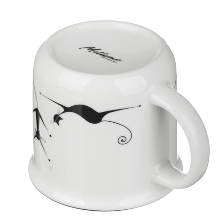 Кружка тм MILLIMI Фитнес, 350мл, фарфор, 4 дизайна