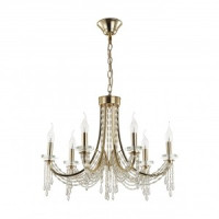 ODEON LIGHT 5063/6 CLASSIC ODL24 537 зол./прозр./мет/хрусталь Люстра E14 6x40W CAPEL 84