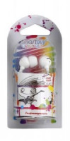 Наушники вакуумные SmartBuy® COLOR TREND, провод 1.2 м, белые,  Jack 3.5 (SBE-1200)