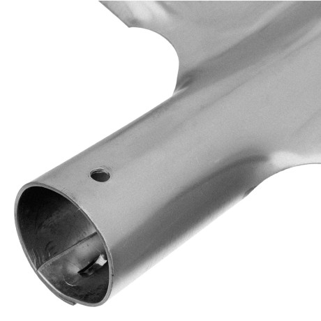 Лопата штыковая, нержавеющая сталь, 200х265 мм, ребра жесткости, без черенка, Сибртех