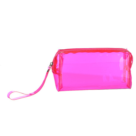 Косметичка прозрачная тм ЮL, ПВХ, 17х9х5,5см, 4-6 цветов