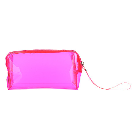 Косметичка прозрачная тм ЮL, ПВХ, 17х9х5,5см, 4-6 цветов