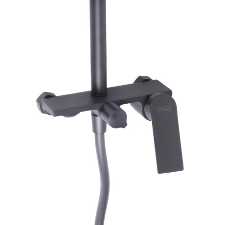 СоюзКран Душ сист с цинк смесит (картридж 35мм), верх 1 реж 300*200мм, ручн 3 реж 105*125мм, графит