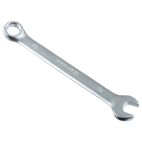 ЕРМАК Ключ рожково-накидной, 10мм, матовый CRV