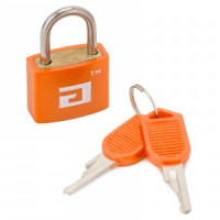 АЛЛЮР Замок навесной ВС1Л-20 ОРАНЖЕВЫЙ d=2,8мм для чемоданов (480,40)