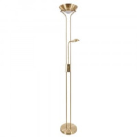 ARTELAMP Торшер св/д 18,5W(2200lm) 3000K 1800x0x0 d250 ПОЛИРОВ МЕДЬ/бел IP20 DUETTO A4329PN-2PB