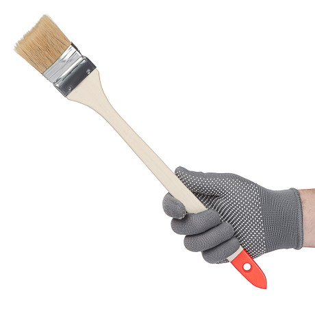 ЕРМАК/Headman Кисть радиаторная плоская нат. щетина 2" (50мм)