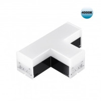 NOVOTECH 359115 OVER NT23 000 чер св-к-соед. Т-образный IP20 LED 10W 4000K 100-265V 900lm BITS