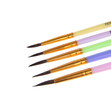 ClipStudio Набор кистей для рисования, 5 шт. Пони, №1-5. Пластиковая цвет.ручка, пакет европодвесом