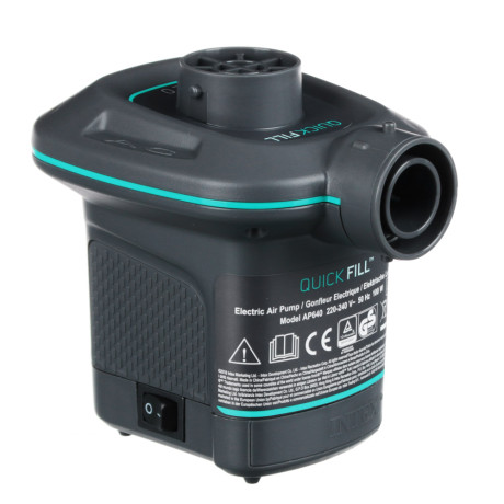 INTEX Насос электрический 220-240В Quick-Fill, 650л/м, 3 насадки в комплекте, 66640