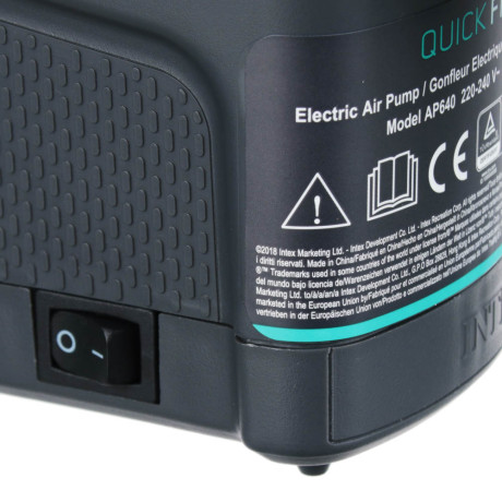 INTEX Насос электрический 220-240В Quick-Fill, 650л/м, 3 насадки в комплекте, 66640