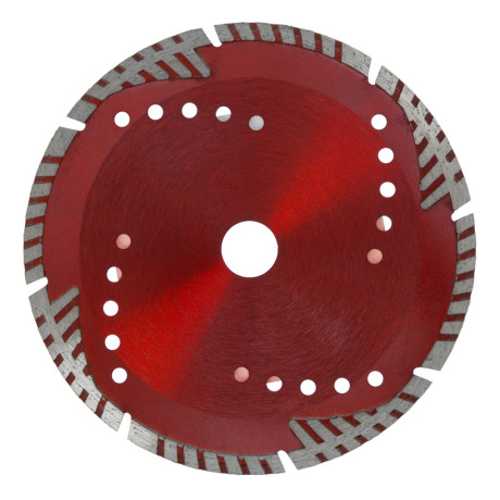 Диск алмазный, отрезной сегментный с защитными сект, 180 х 22.2 мм, сухая резка Matrix Professional