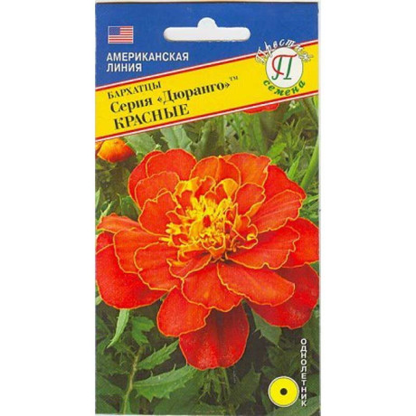Бархатцы Дюранго Красные Престиж Ц