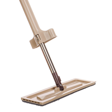 VETTA Швабра 360° с вертикальным отжимом и доп.насадкой 35 см, 120 см нерж.сталь пластик