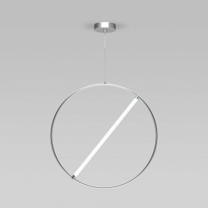 Eurosvet св-к подвесной 490lm 590х590х1700 металл хром Element 90282/1 a061421