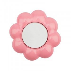 KRANZ HAPPY выкл. 1 кл СУ, Цветок, 10 А, белый/розовый KR-78-0623