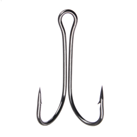 Набор крючков двойных тм AZOR FISHING, №4,2,1, черный никель, 10 шт, 3 вида